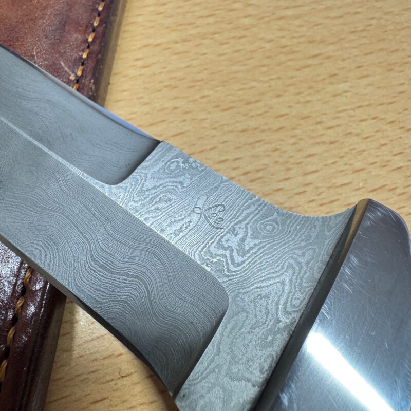 Jim Lee fixed blade damascus - Image 5