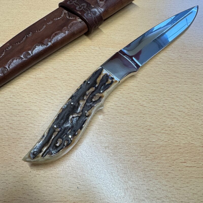 Bardsley Fixed Blade Antler Handle - Image 6