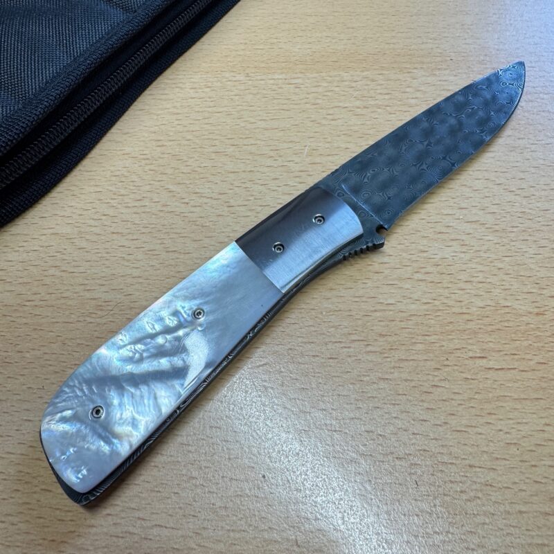 D W Childress fixed Damascus blade - Image 3