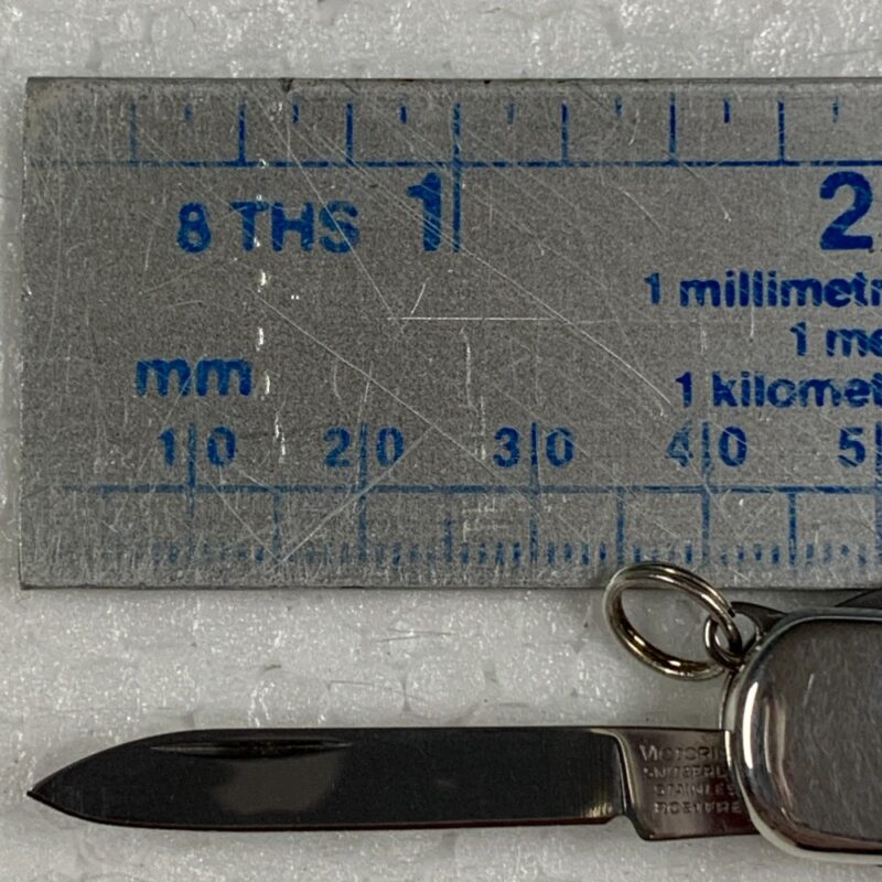 Vintage Tiffany & Co. silver-plated Swiss Army small 2.1/4” 5.7cm long penknife multi-tool pocket knife with Victorinox blade. - Image 9