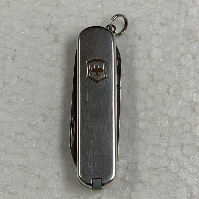 Vintage Tiffany & Co. silver-plated Swiss Army small 2.1/4” 5.7cm long penknife multi-tool pocket knife with Victorinox blade. - Image 11