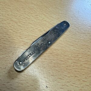 Silver Twin Blade Pocket knife