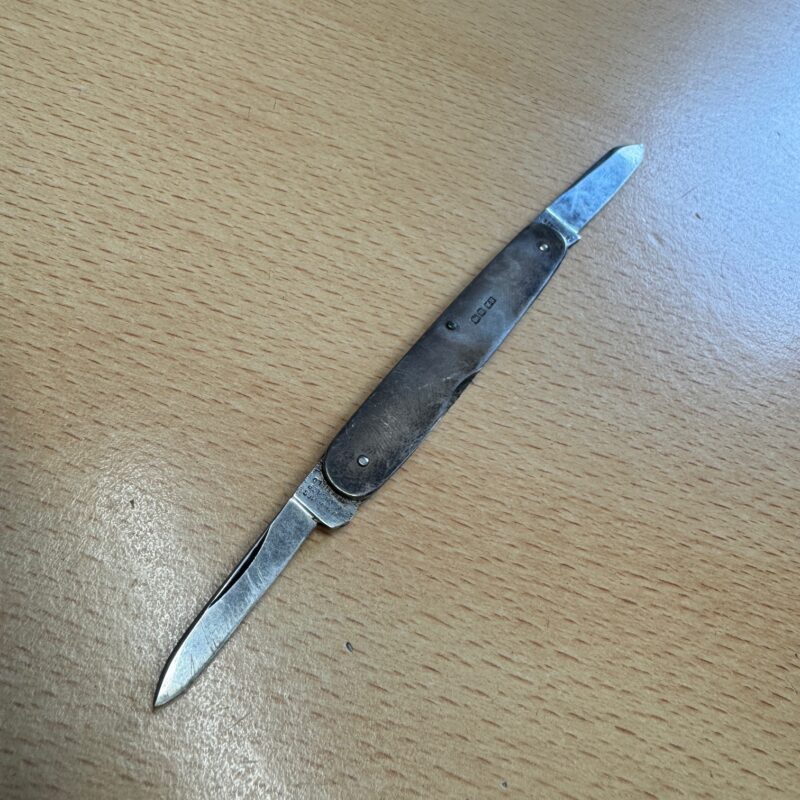 Silver Twin Blade Pocket knife - Image 5