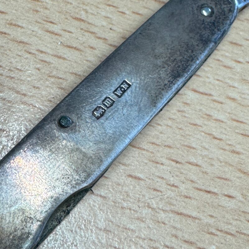 Silver Twin Blade Pocket knife - Image 3