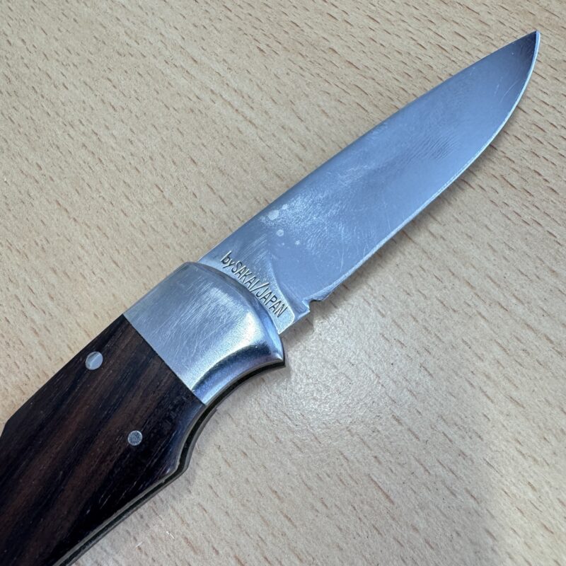 Vintage Gerber Sakai Japan - Folding Hunter III Ebony - Image 3