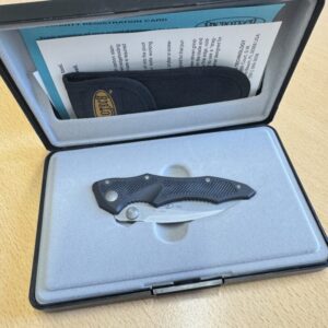 Microtech USA Kestrel Silver Plain Edge