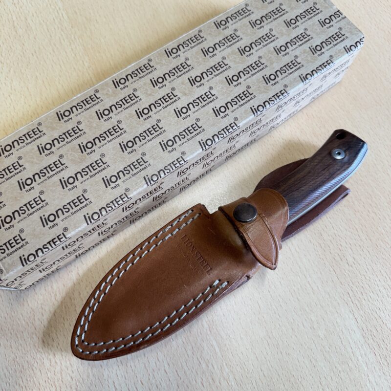 LionSteel M4 Bushcraft Knife with Santos Palissander Handle - Image 2