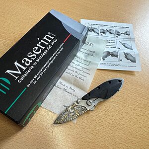 Maserin Onefold CM120 Engraved Blue