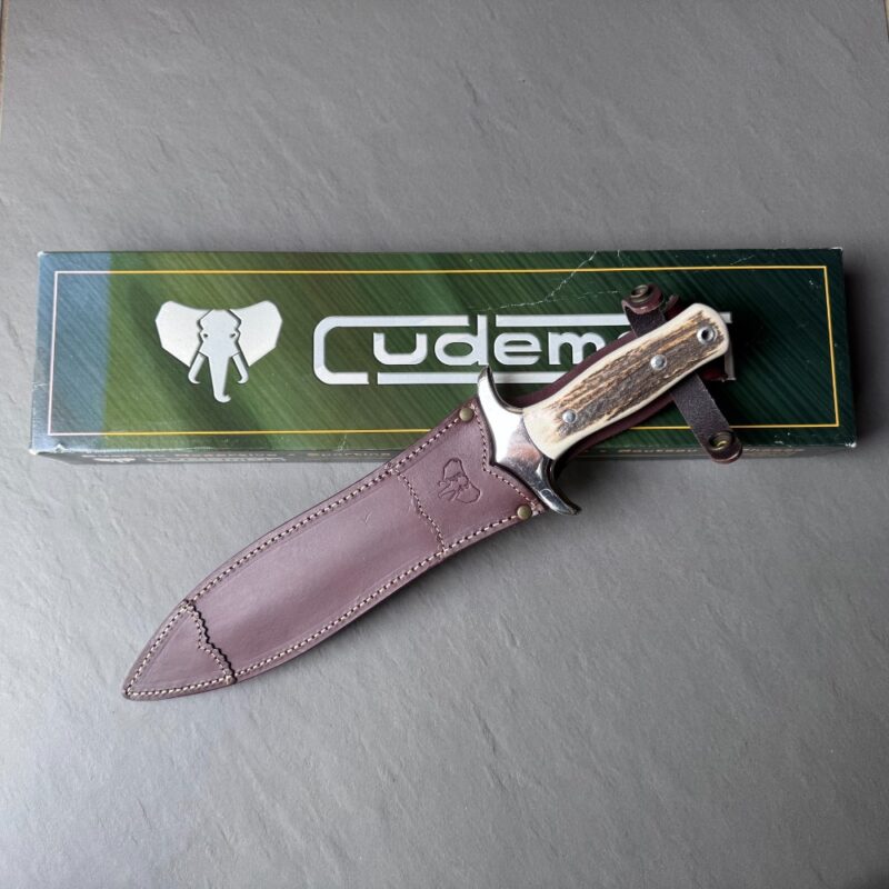 Cudeman Rehalero 104‑C Hunting Knife (Stag/Deer Handle) - Image 2