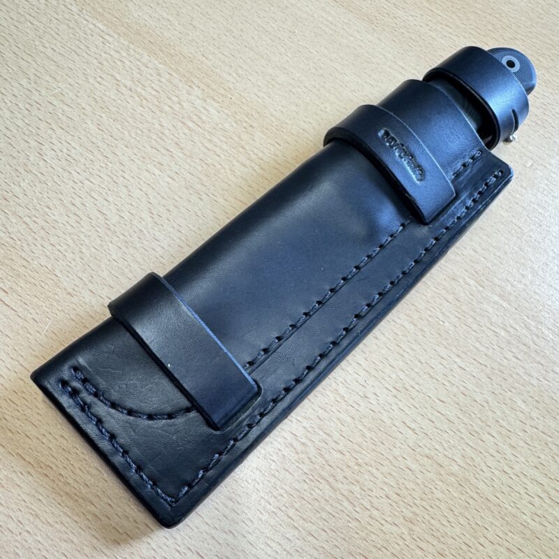 Raven Damascus Knife with Micarta Handle by Rob Bayley - Image 2