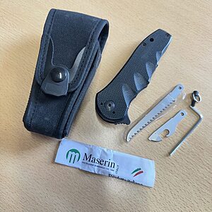 Maserin N690Co Utility Survival Knife - Sturm