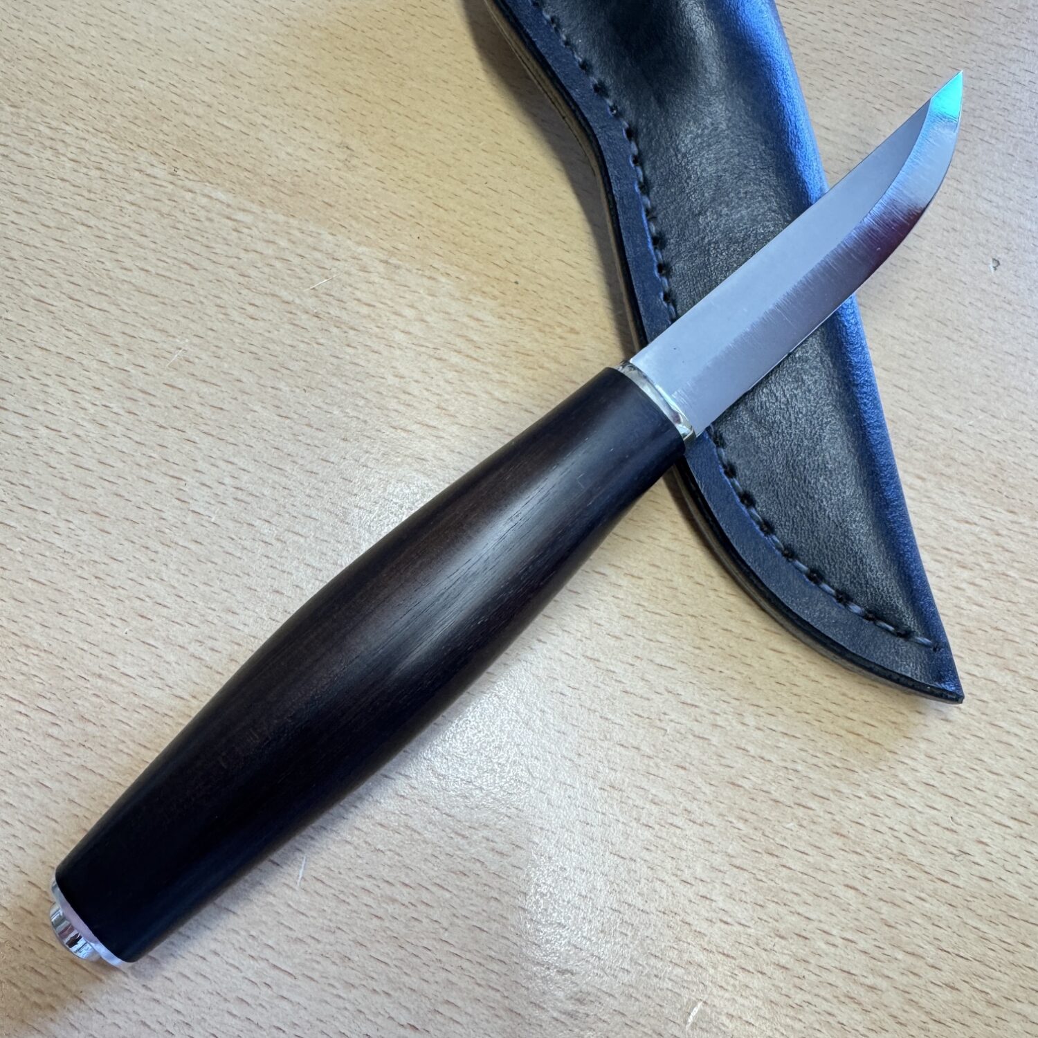 Semi Custom Ebony Handled Puukko - Image 2