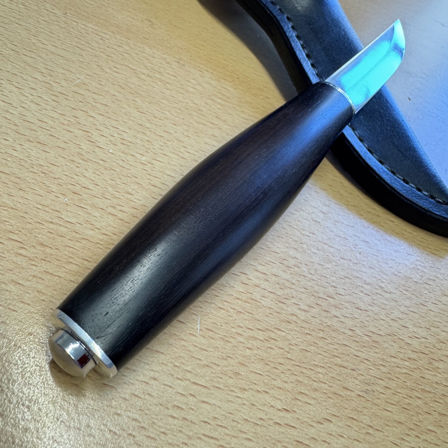 Semi Custom Ebony Handled Puukko - Image 3