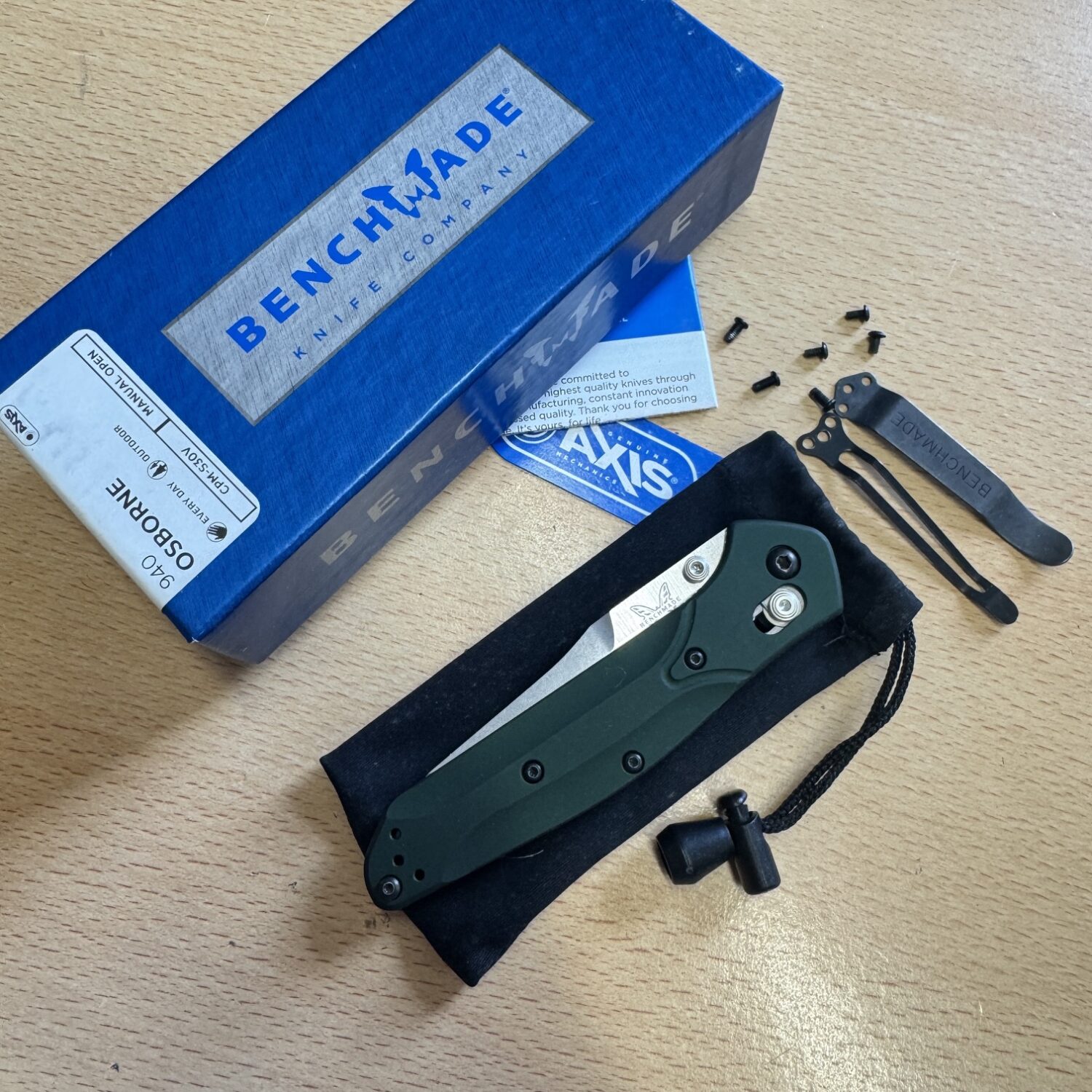 Benchmade 940 Osborne Axis