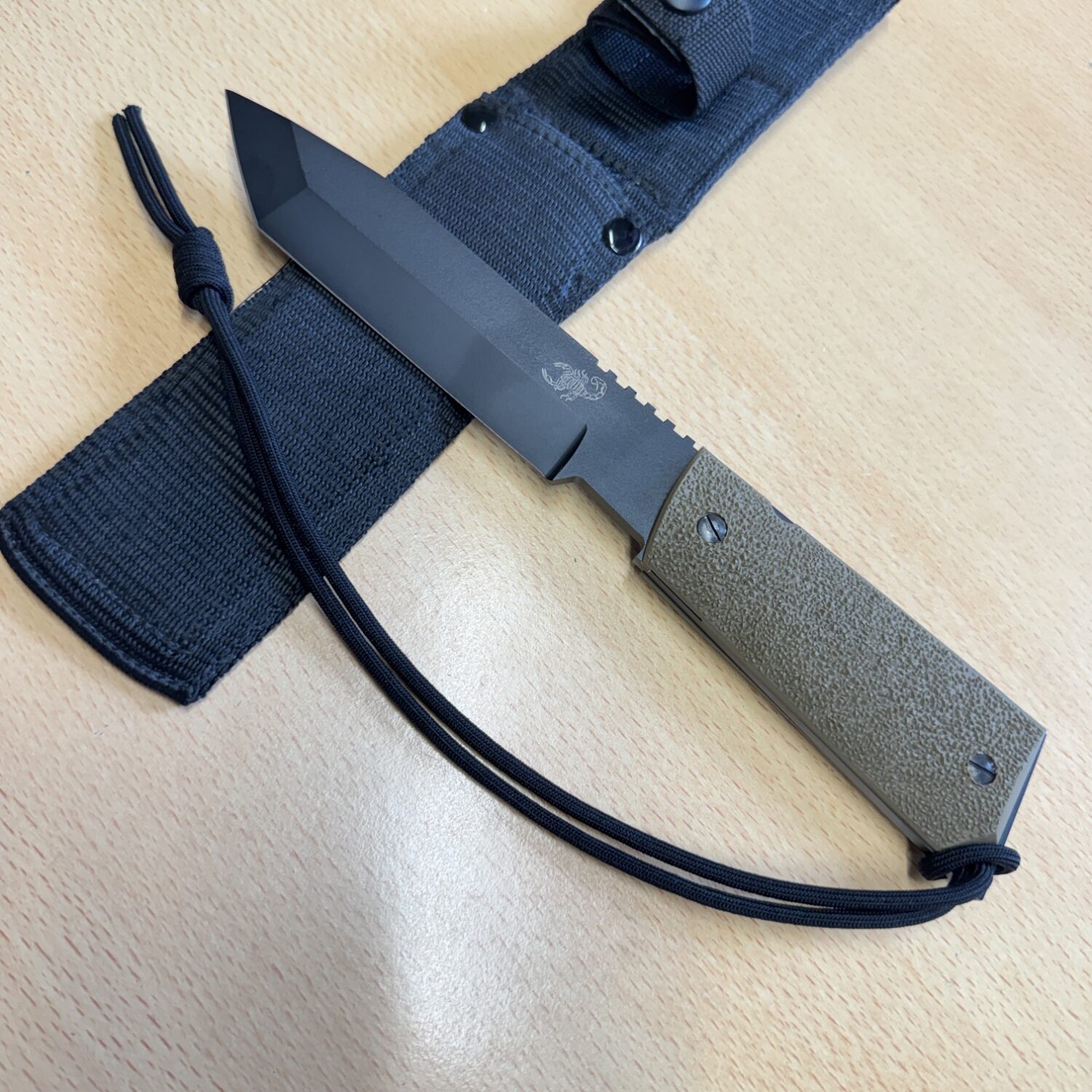 Scorpion Knives Tanto Tactical Fixed Blade - Image 4