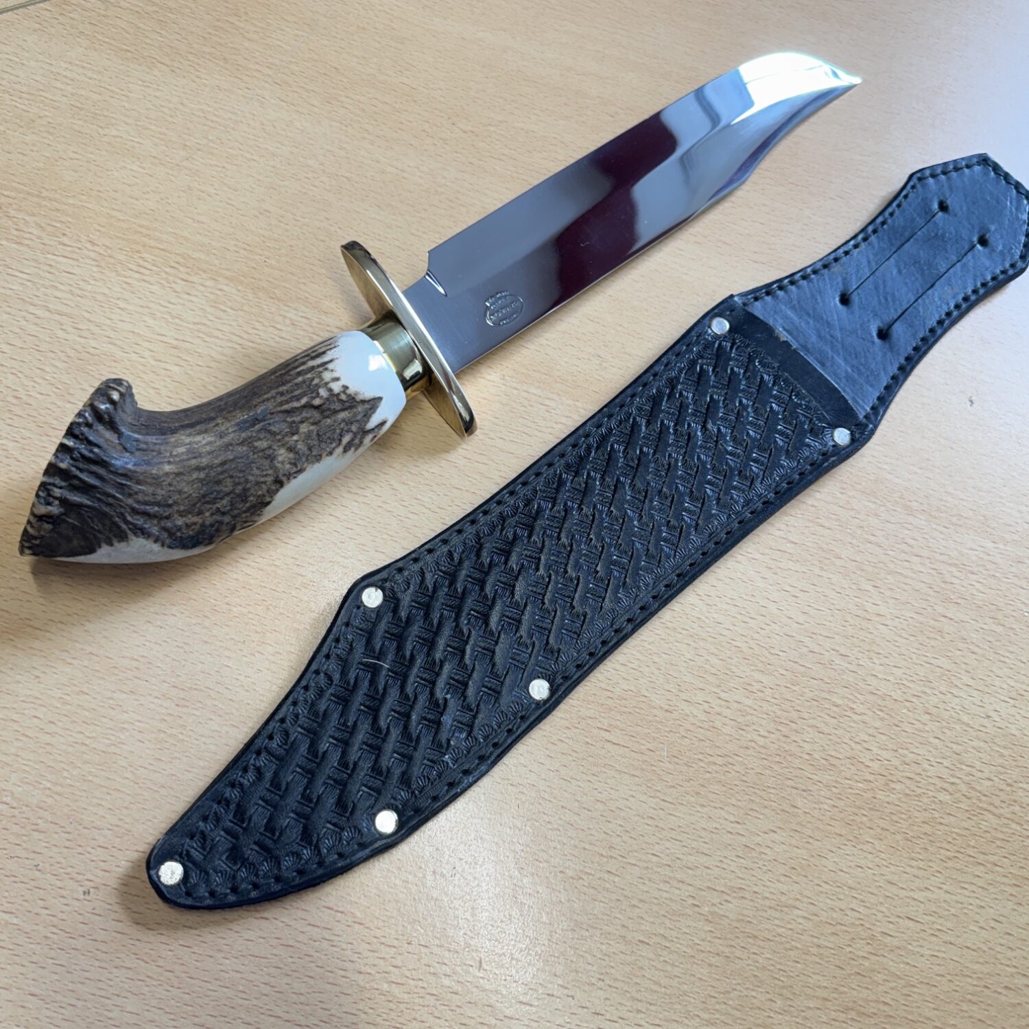 Pat Mitchell Large Skinner Bowie Knife - 25cm Blade - Image 7