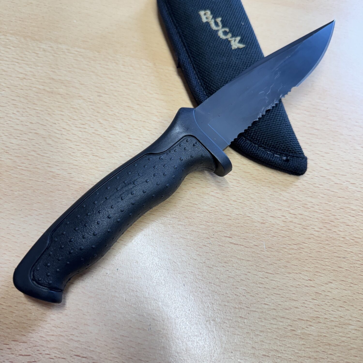 Original & Rare - 1997 BUCK 655n Nighthawk with Cordura Sheath - Made in the USA - Image 4