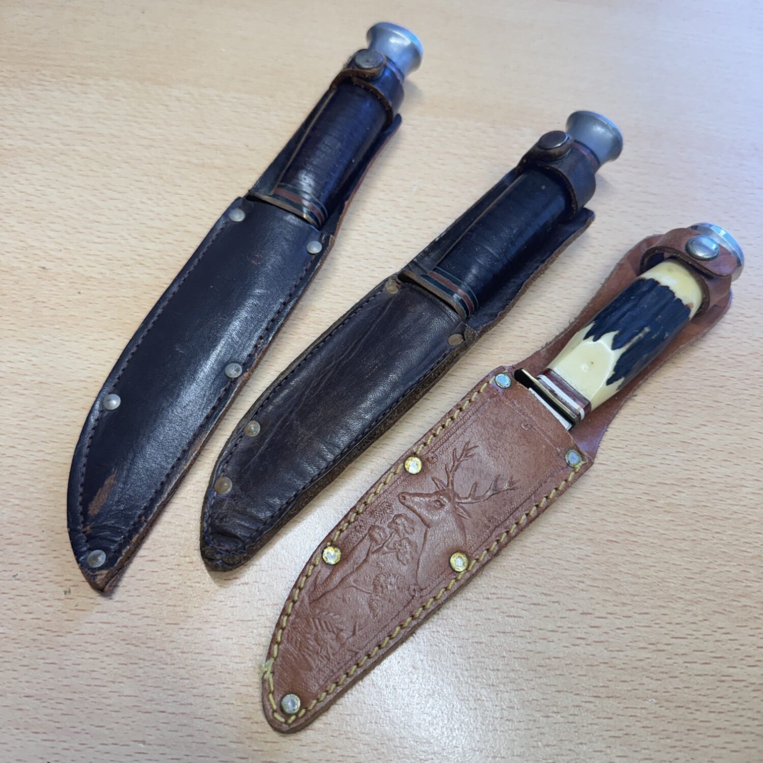 William Rodgers Sheffield Hunting Knives - Image 3
