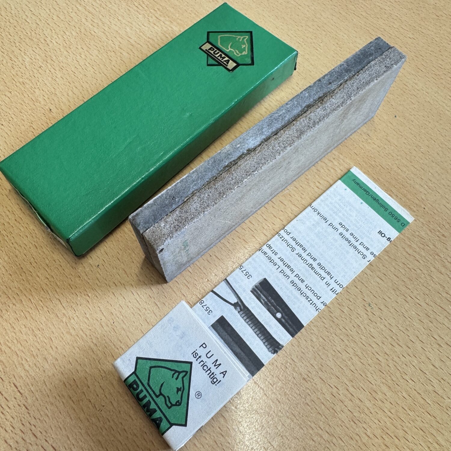 Puma 90 3578 in box Sharpening Stone - Image 3