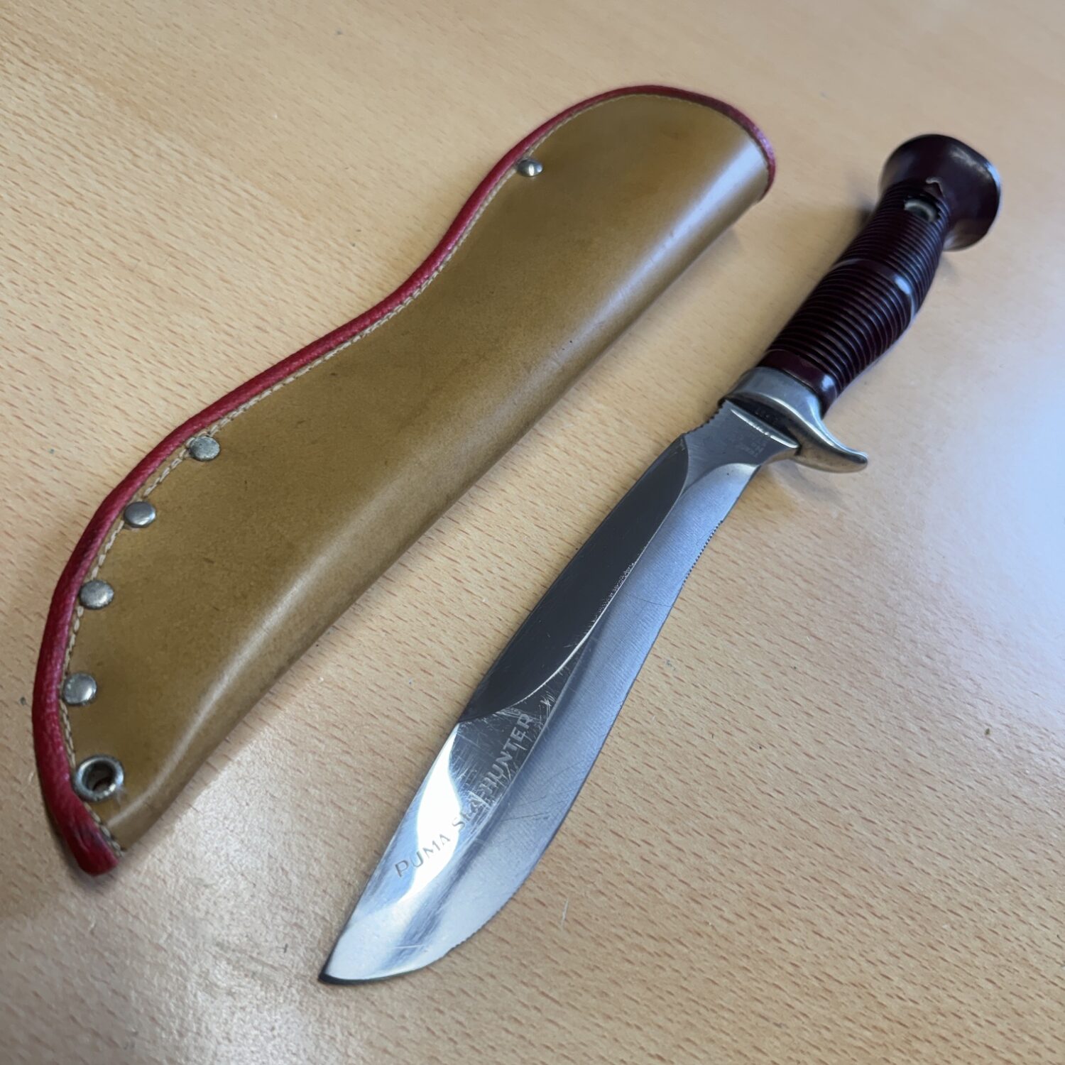 Puma Sea Hunter No.6363 Date Stamp 21607 with Leather Sheath - Image 8