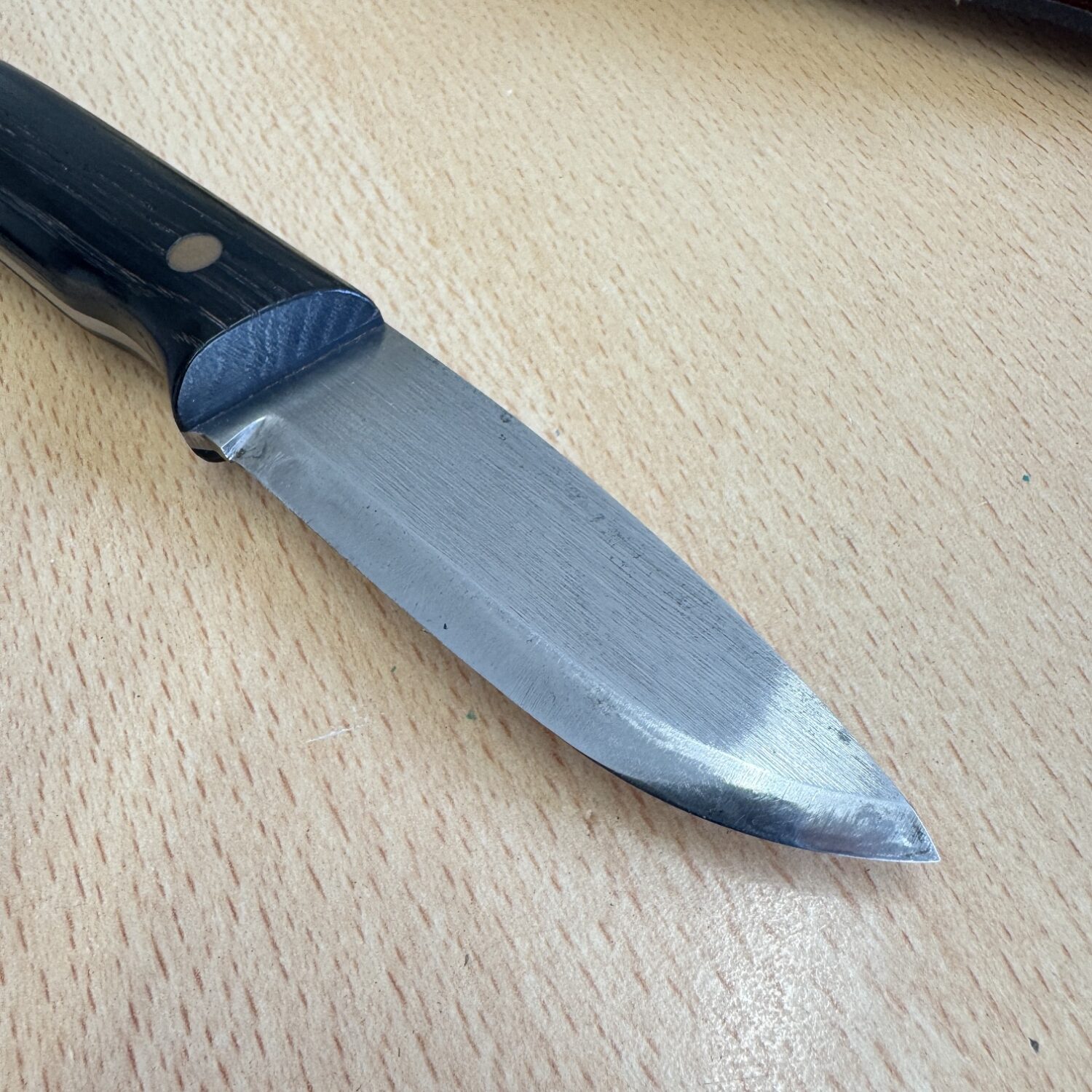 Casstrom Woodsman Bog Oak Handle - 8.8cm Blade - Image 2