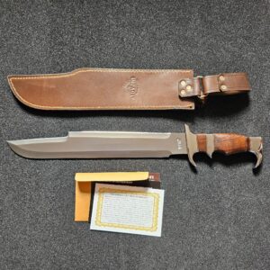 Custom Bowie Knife 20.75" or 52.7cm and leather sheath