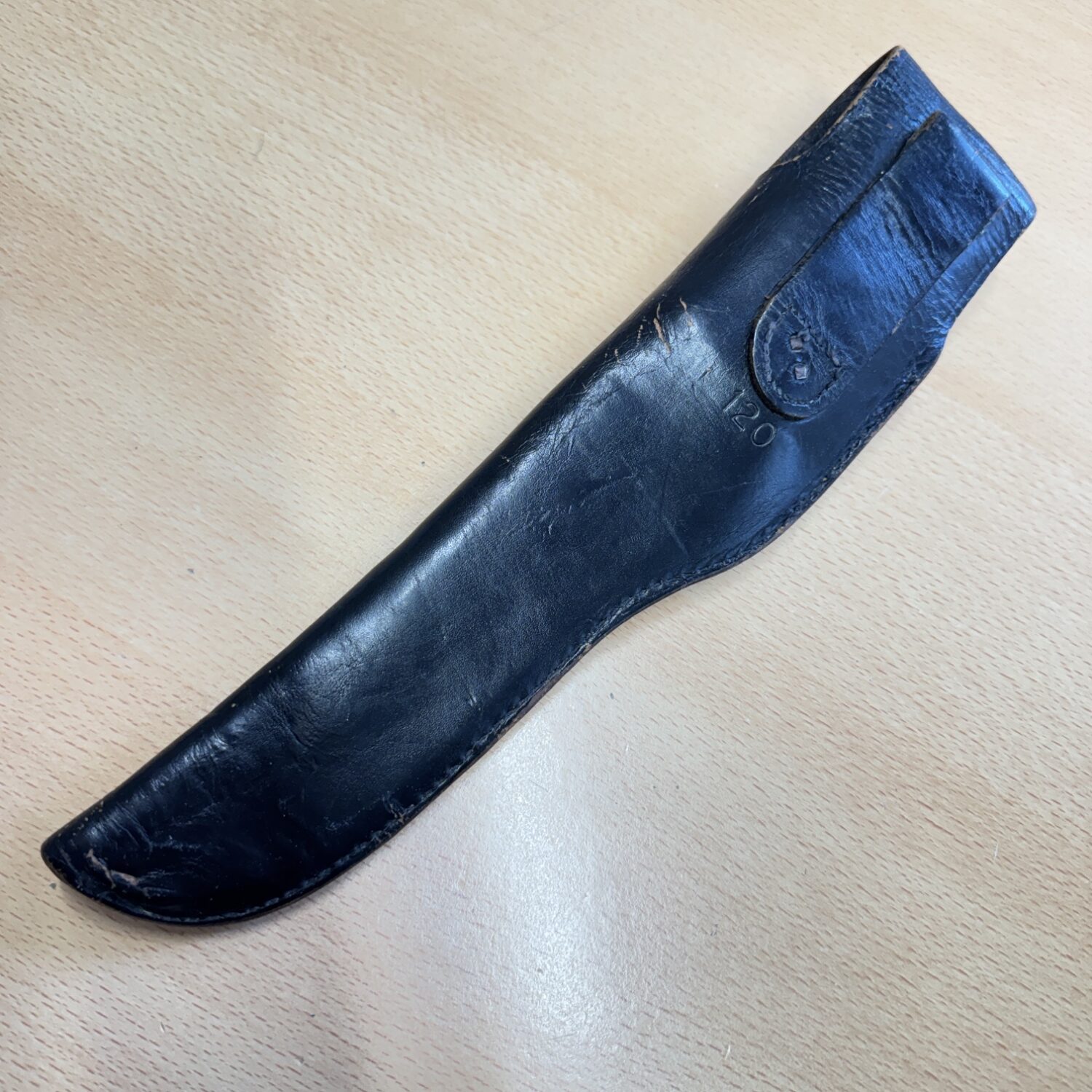 Buck 120 With Leather Sheath - Image 6