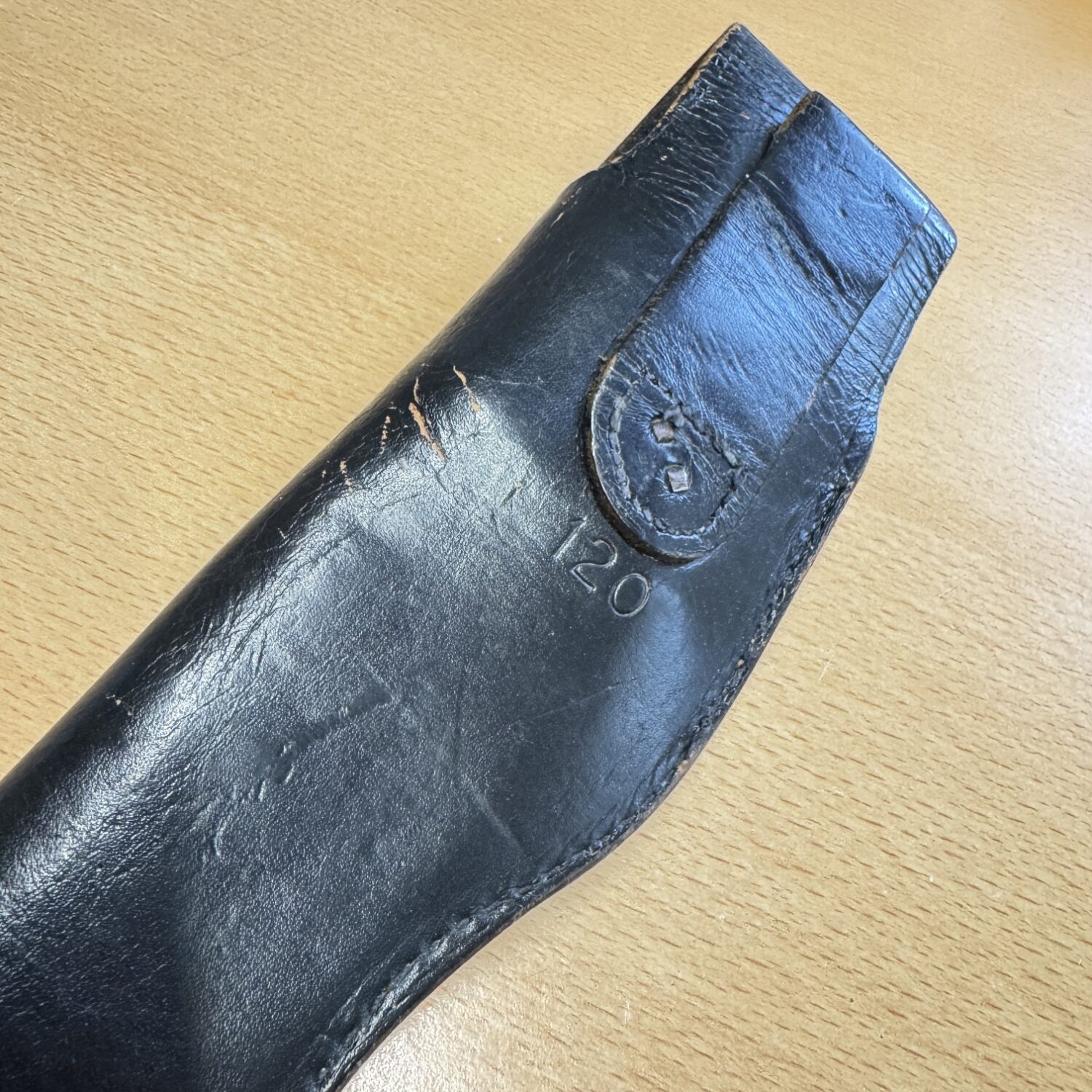 Buck 120 With Leather Sheath - Image 5