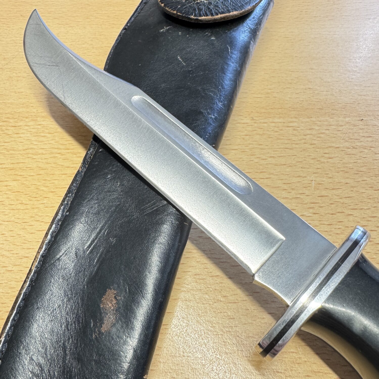 Buck 120 With Leather Sheath - Image 2