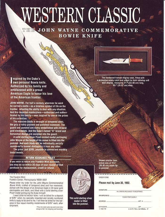 John Wayne Bowie Knife - Image 6